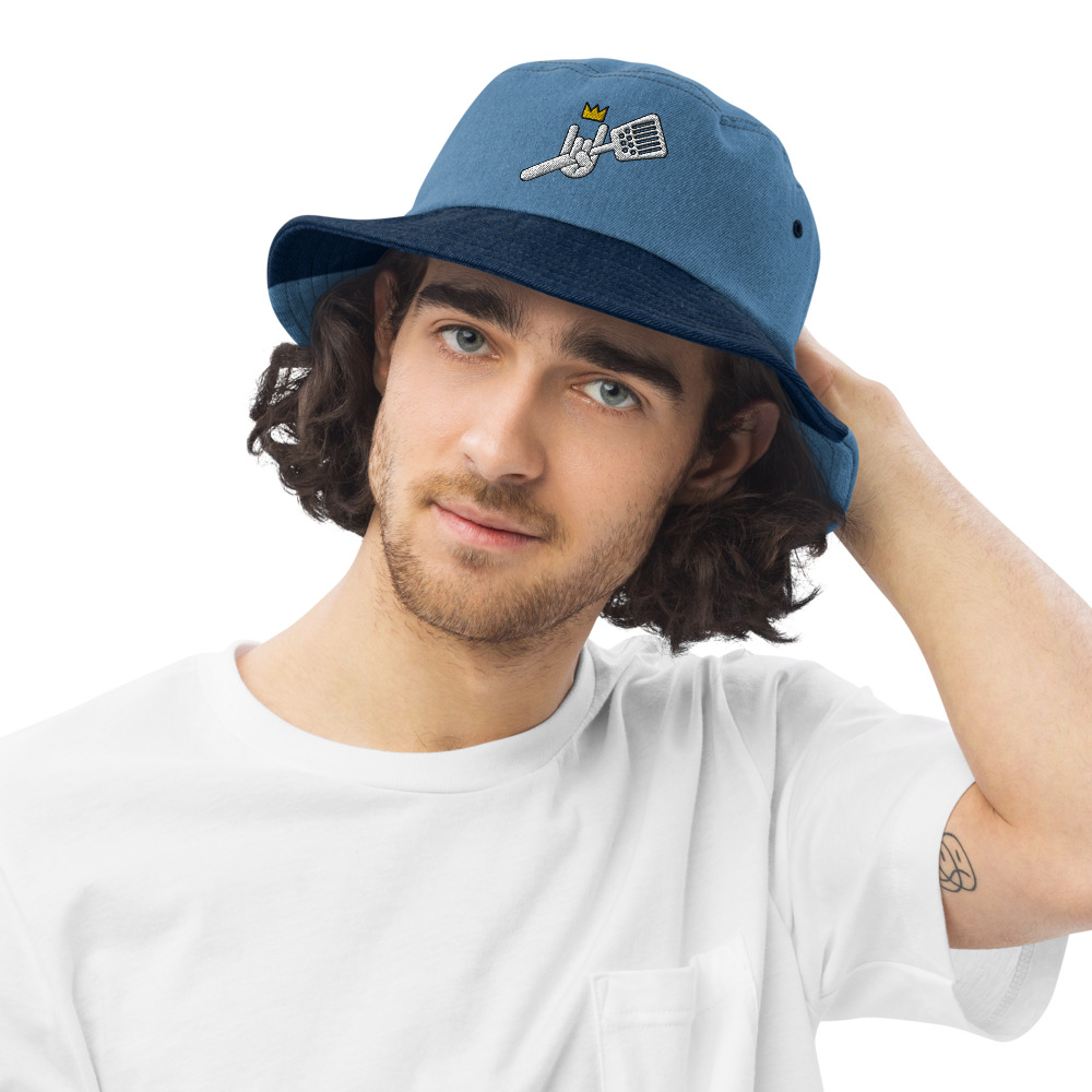 Grill King DUDE Denim Bucket Hat - Image 3