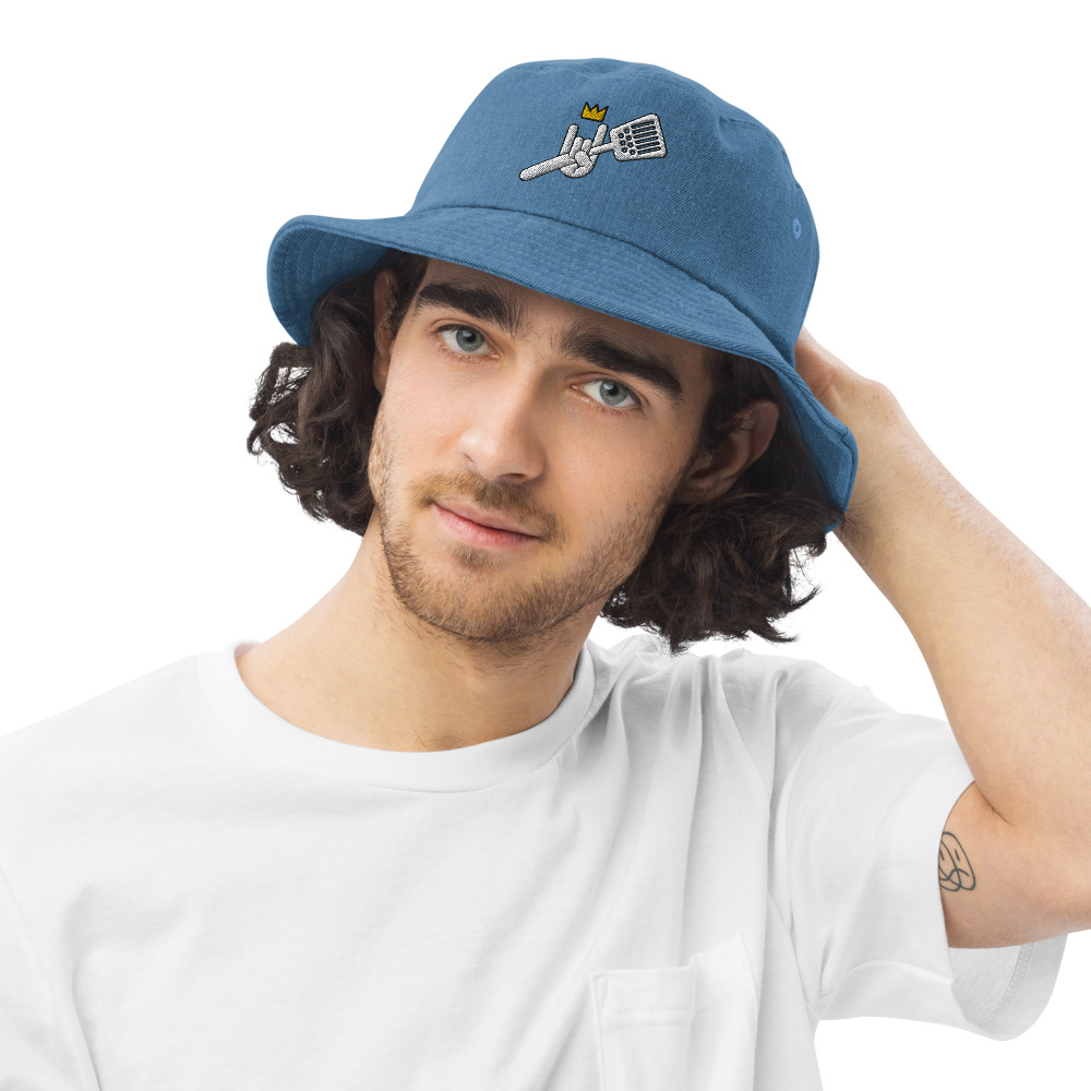Grill King DUDE Denim Bucket Hat - Image 4