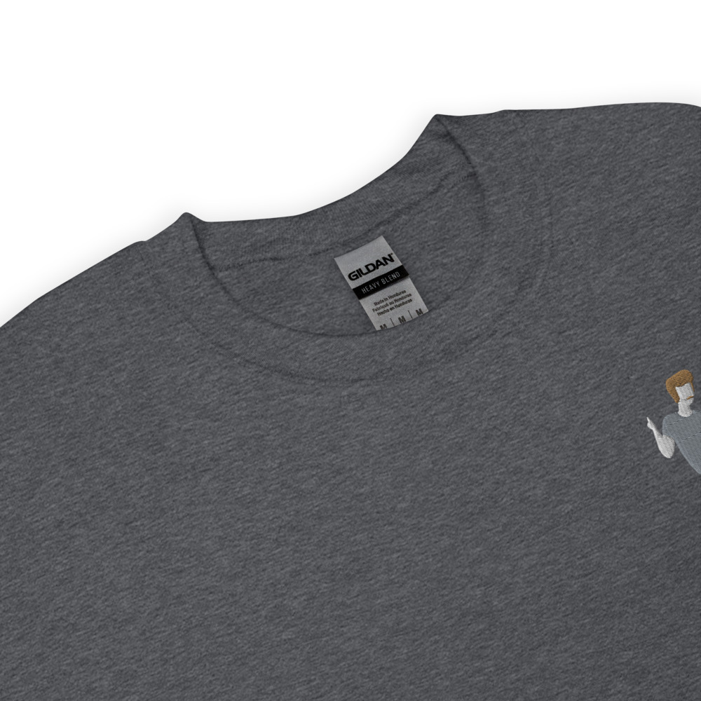 Pointy Dance Embroidered DUDE Pullover - Image 7