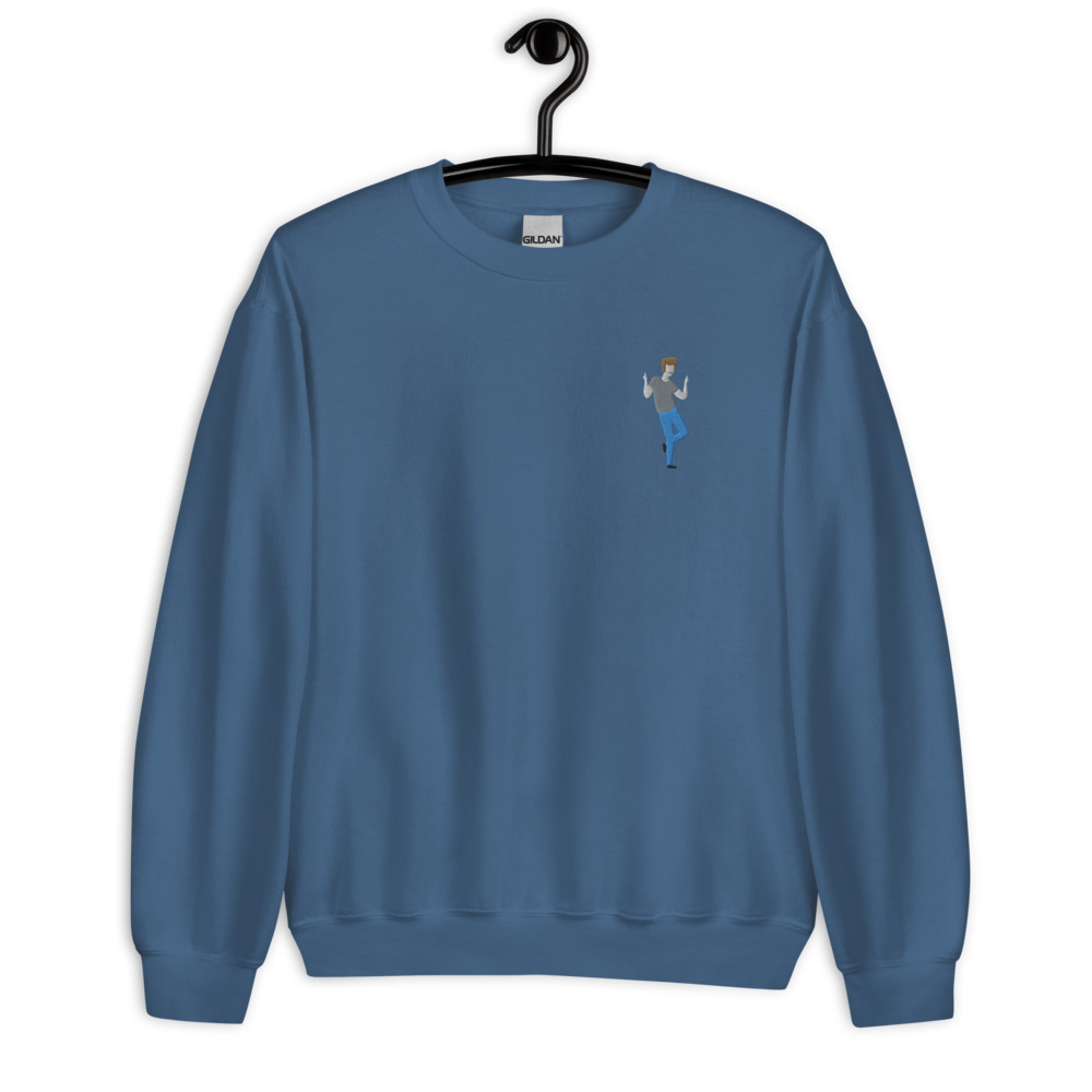 Pointy Dance Embroidered DUDE Pullover - Image 8