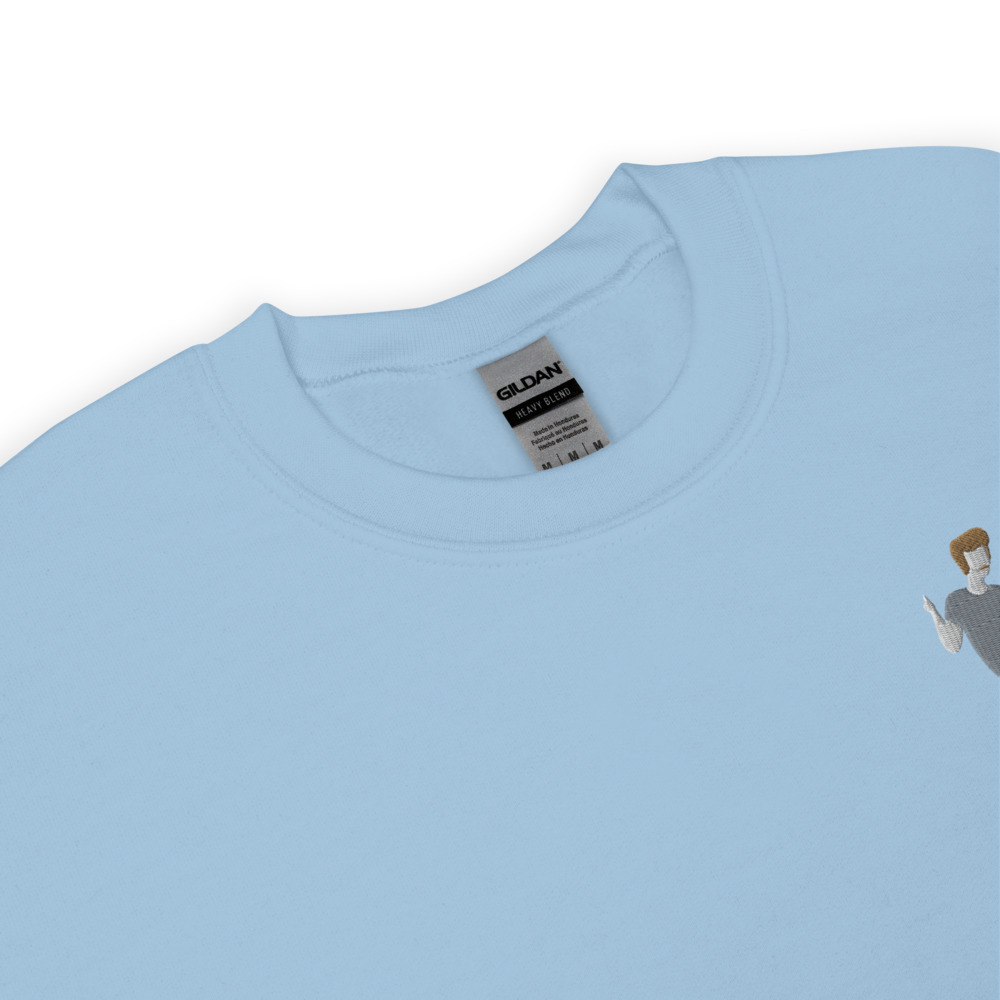 Pointy Dance Embroidered DUDE Pullover - Image 9