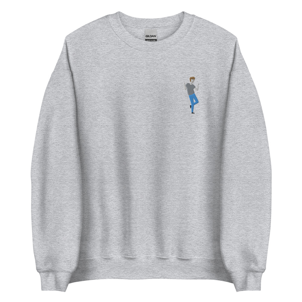 Pointy Dance Embroidered DUDE Pullover - Image 10