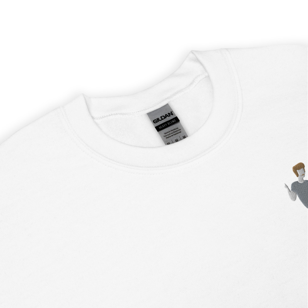 Pointy Dance Embroidered DUDE Pullover - Image 13