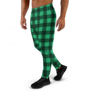 Green Checked DUDE Joggers
