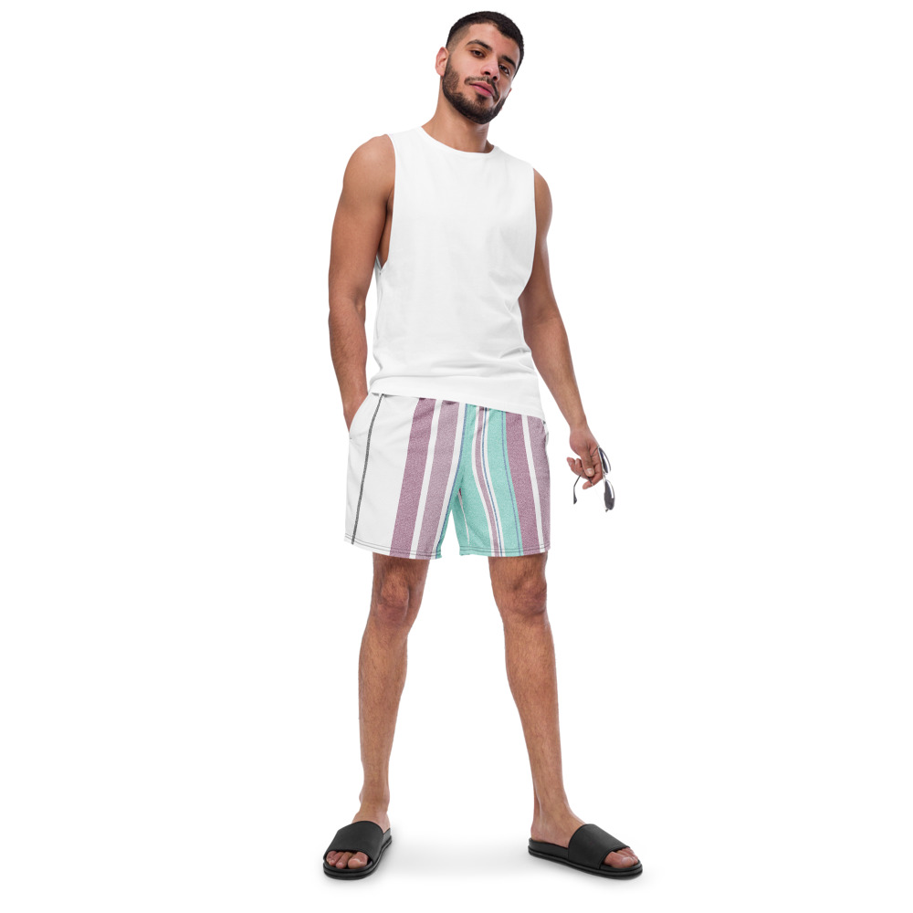 Stevie Striped DUDE Swim Trunks - Image 2