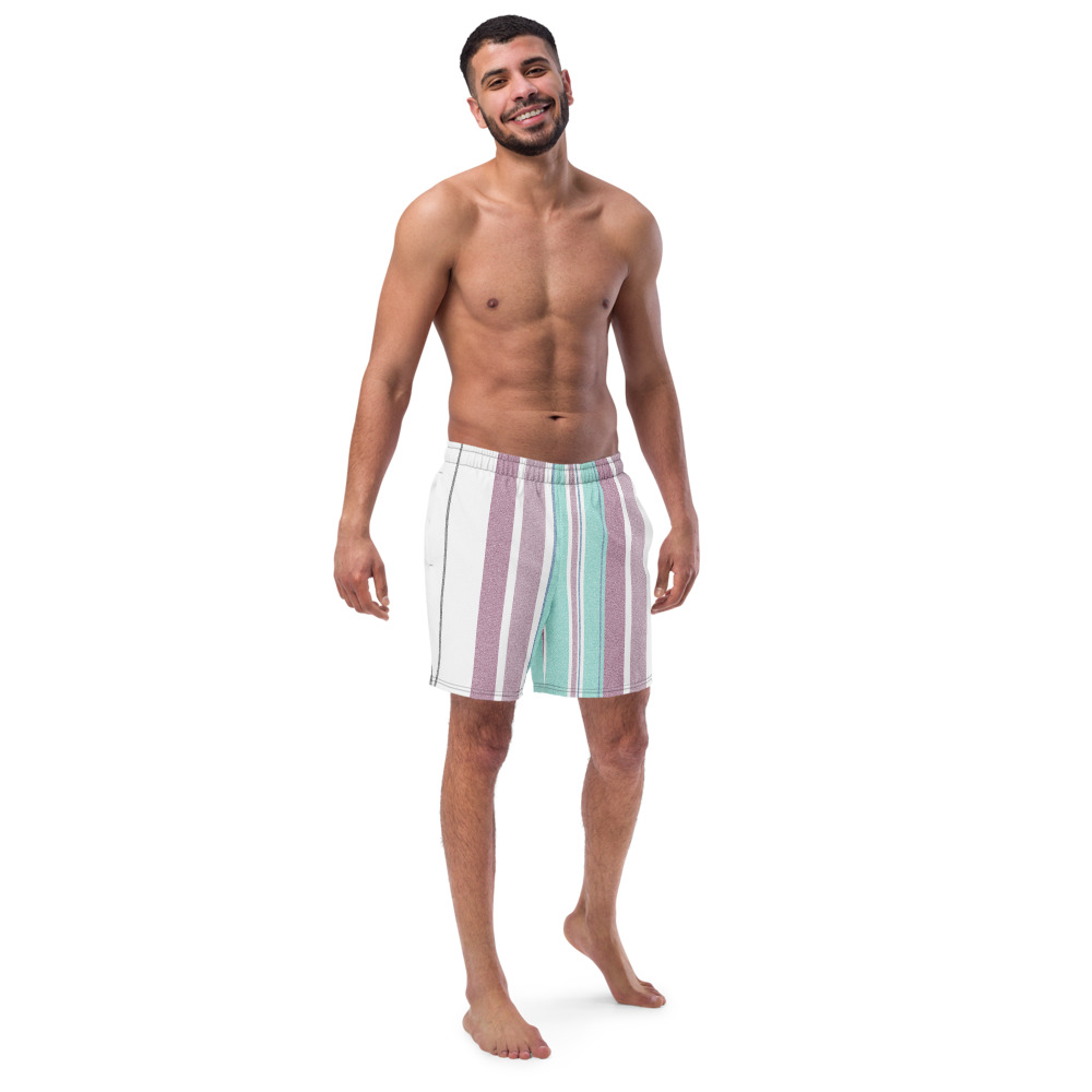 Stevie Striped DUDE Swim Trunks