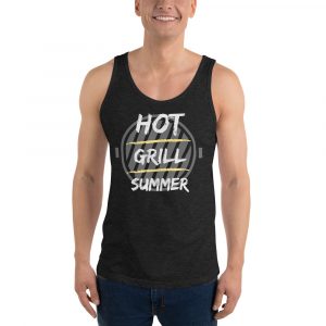 Dude wearing Hot Grill Summer Tank Top