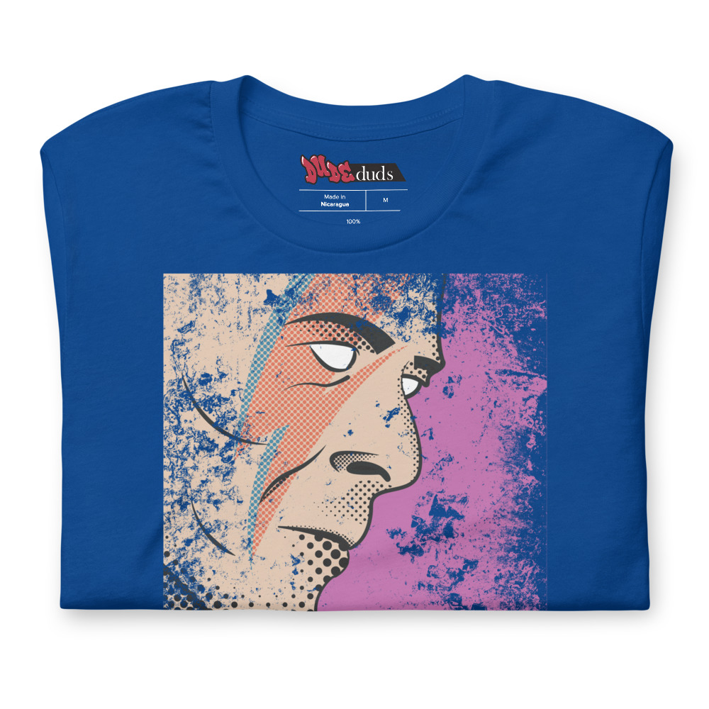Halftone Bowie Graphic Tee